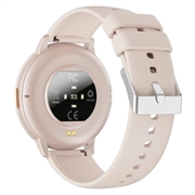 T6 Fitness Smart Watch with Bluetooth Calling, Heart Rate - 1.38" - Pink